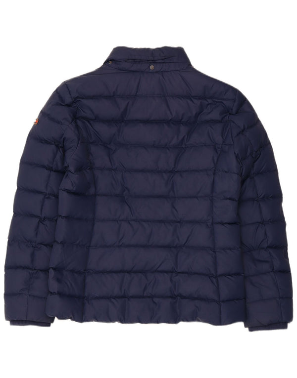 Tommy Hilfiger Dame Polstret Jakke UK 16 Large Navy Blue Polyester