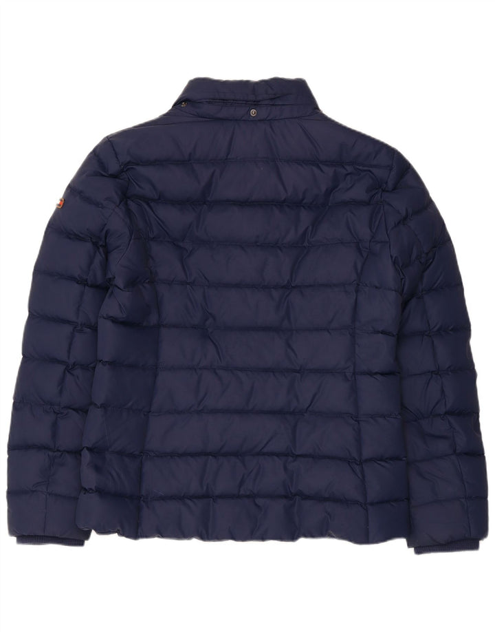 Tommy Hilfiger Dame Polstret Jakke UK 16 Large Navy Blue Polyester