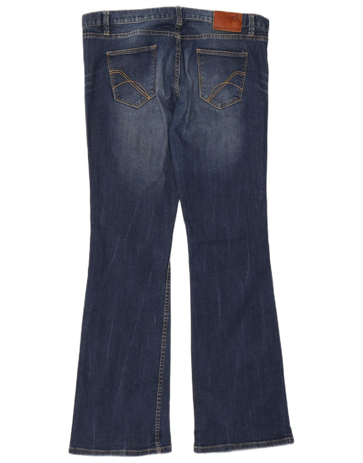 French Connection Dame Bootcut Flared Jeans US 16 2XL W38 L33 Blå Bomuld