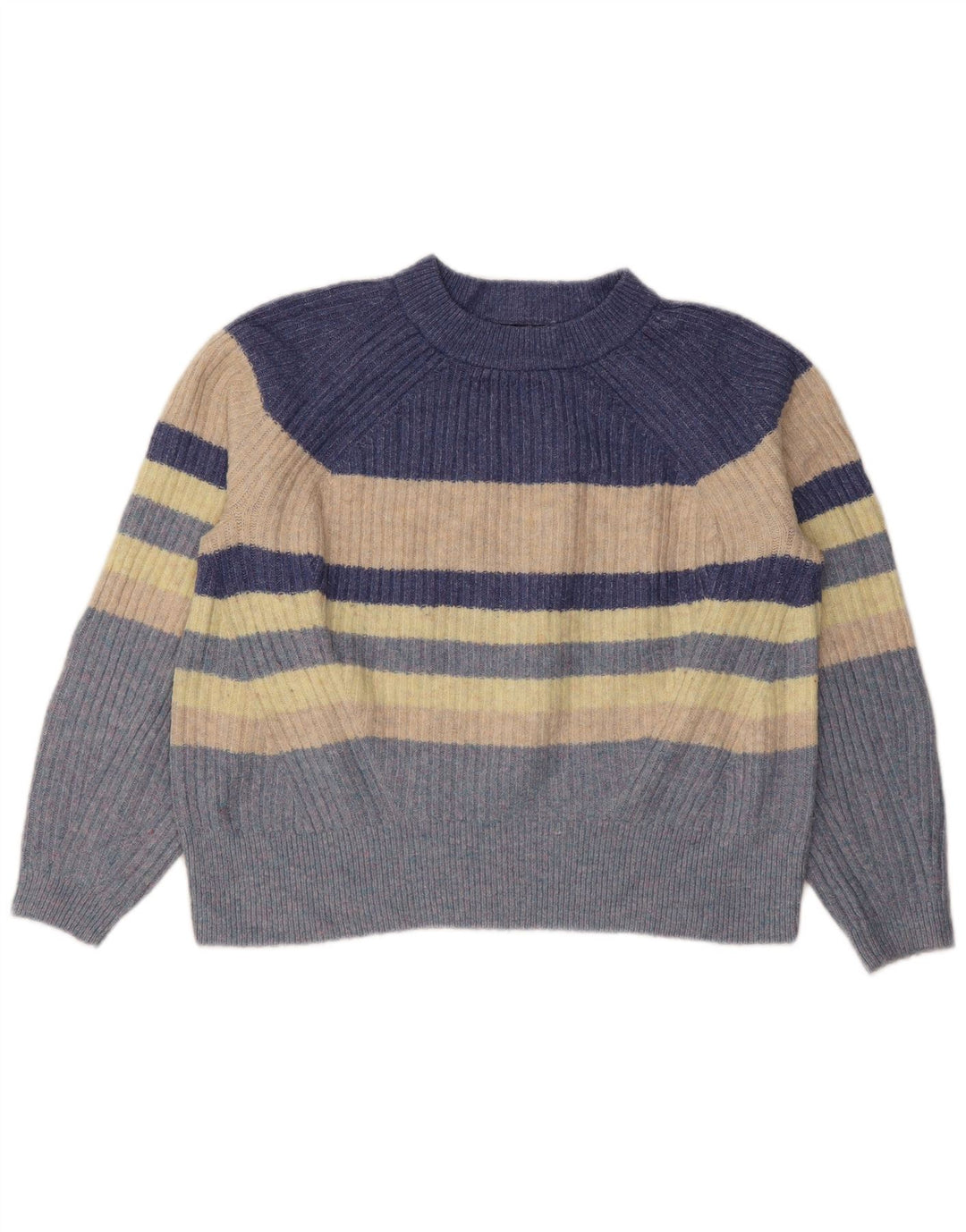 Marks & Spencer Dame sweater med rund hals DK 14 Medium Flerfarvet