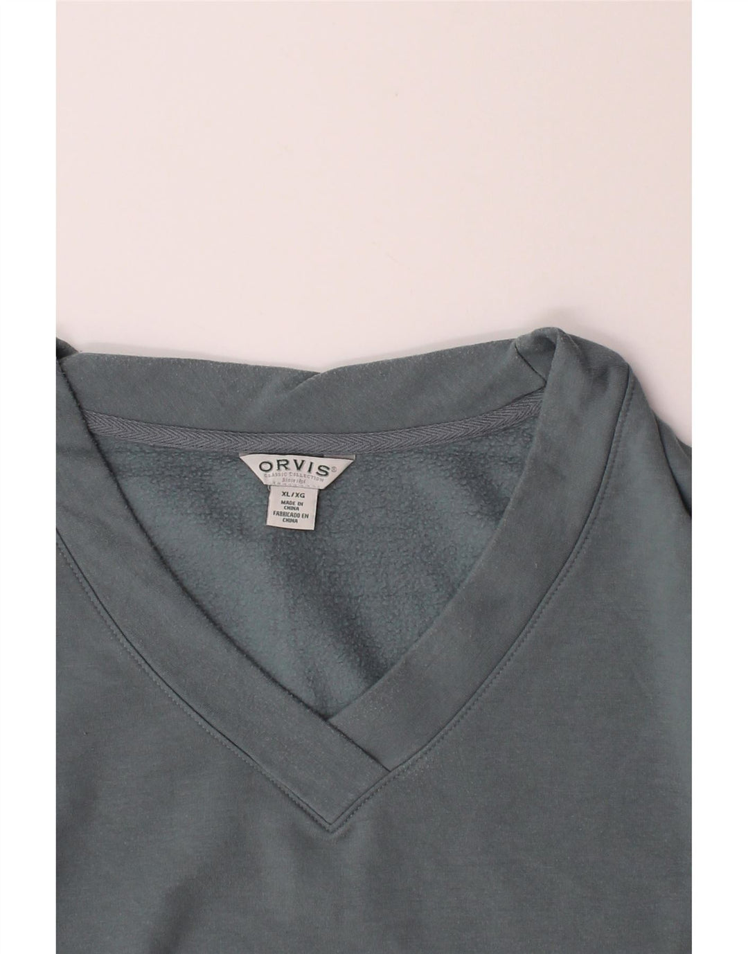 ORVIS Womens Oversized Sweatshirt Jumper UK 18 XL Blue Vintage Orvis and Second-Hand Orvis from Messina Hembry 