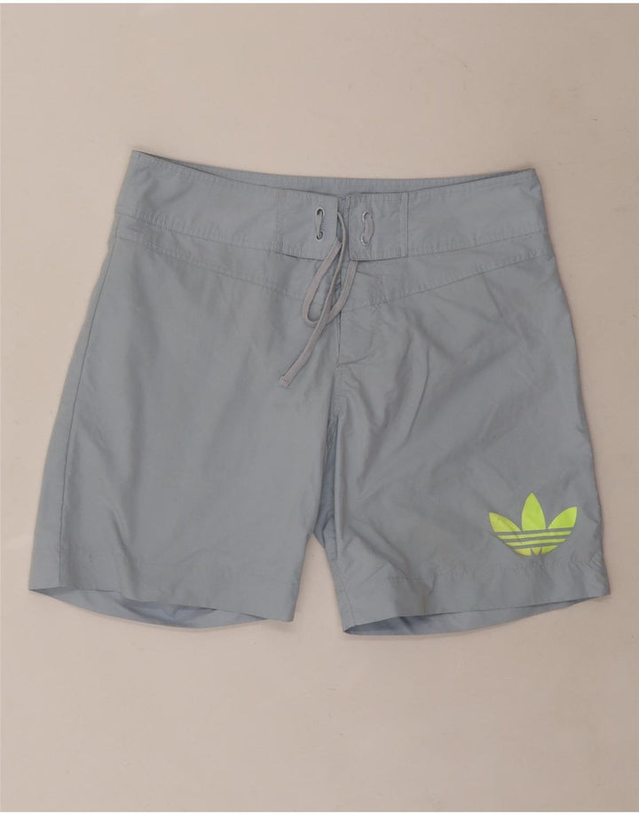 Adidas Grafiske svømmeshorts til mænd mellemblå polyester
