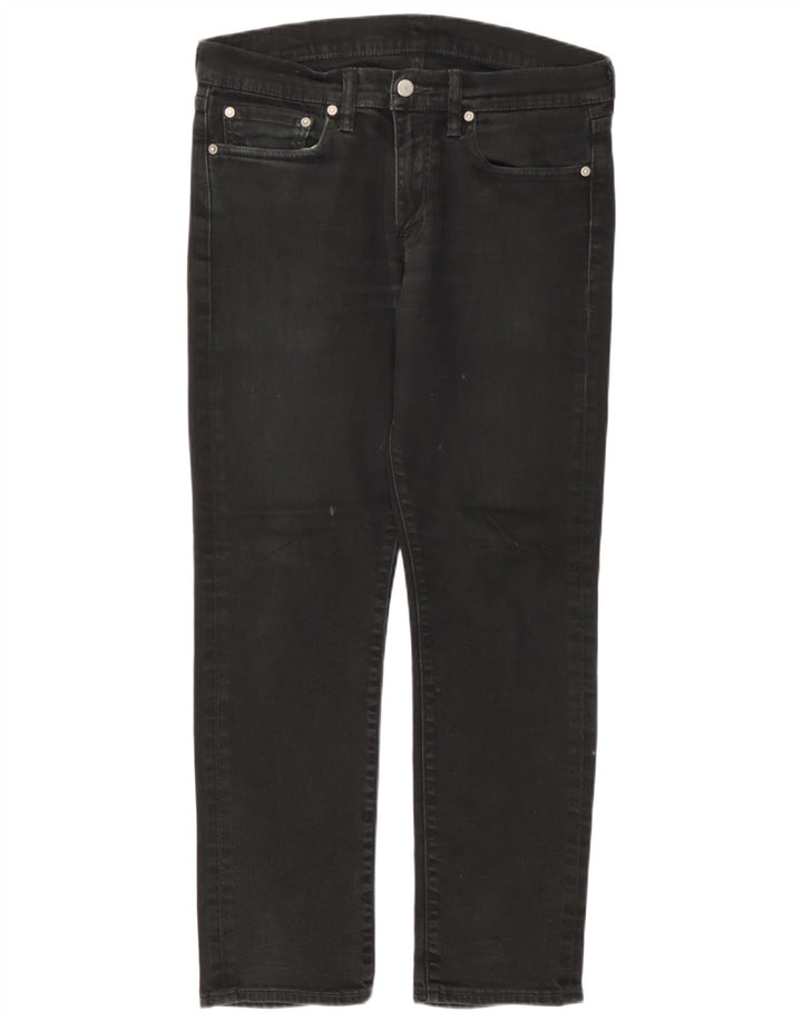 Levi's Herre 511 Slim Jeans W32 L30 Sort Bomuld
