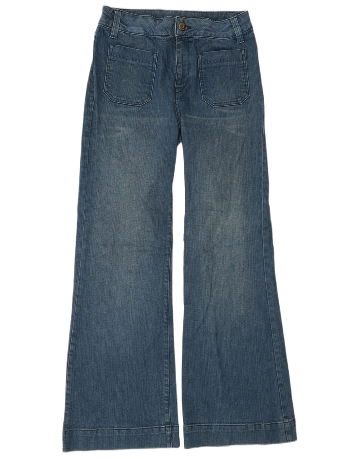 Oasis damejeans med brede ben W30 L32 blå bomuld