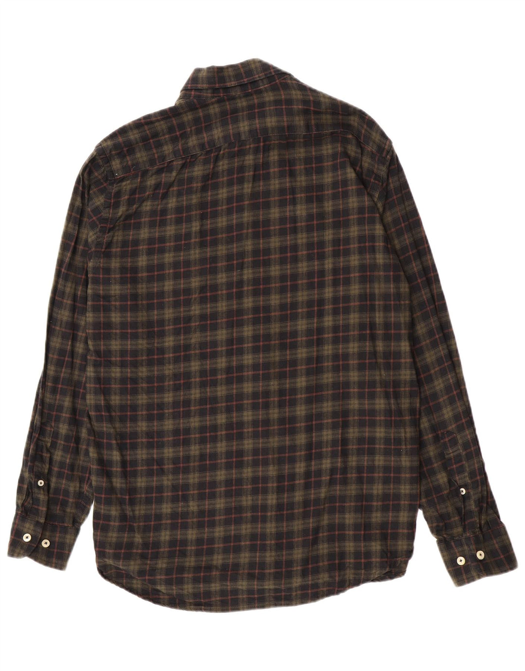 Carrera Herre Regular Fit Flannel Shirt Large Khaki Check