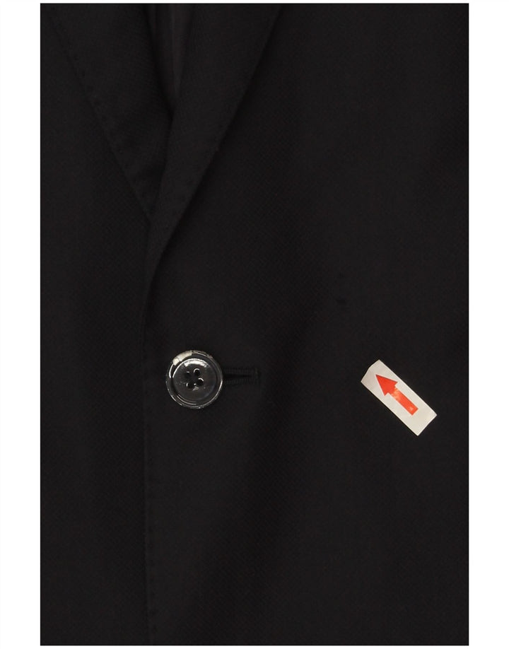 Massimo Dutti Herre 2-knaps blazerjakke EU 48 Mellem marineblå uld