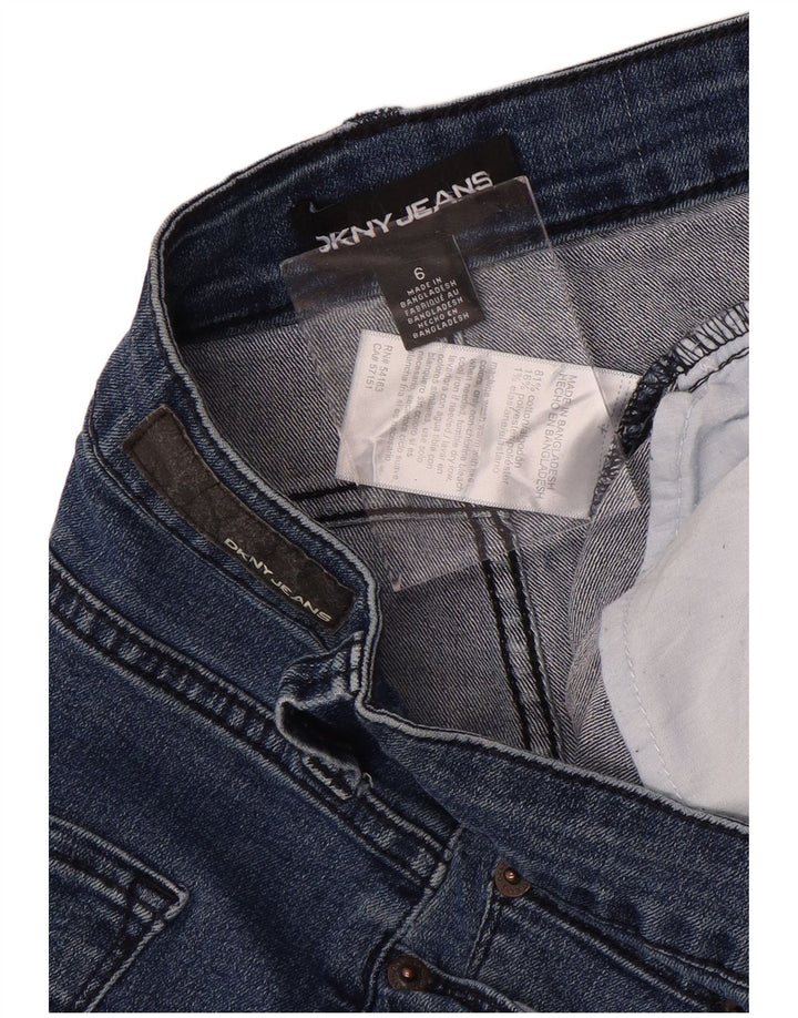 Dkny Dame Denim Shorts US 6 Medium W32 Blå