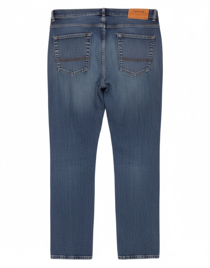 Timberland Straight Jeans til mænd W34 L32 blå bomuld