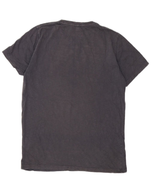 Jack & Jones Herre Regular Fit Grafisk T-Shirt Top Stor Grå Bomuld