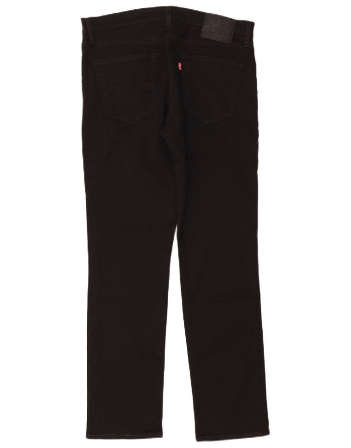 LEVI'S Herre 511 Slim Jeans W36 L32 Sort Bomuld