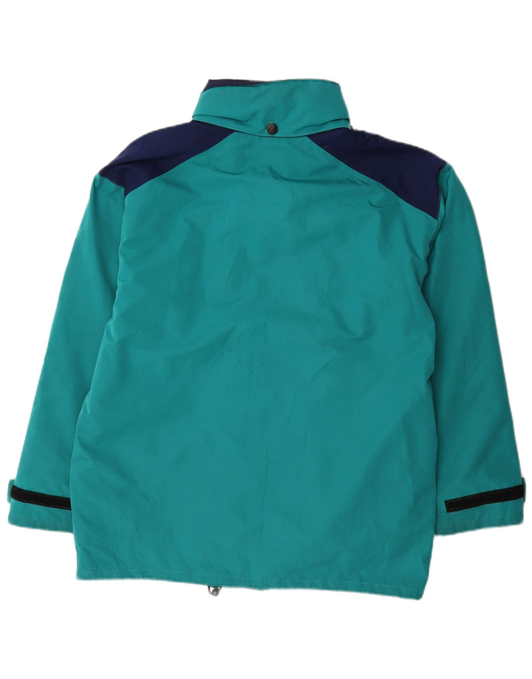 SALEWA Herre Windbreaker Jacket UK 40 Large Blue Colourblock Polyamid