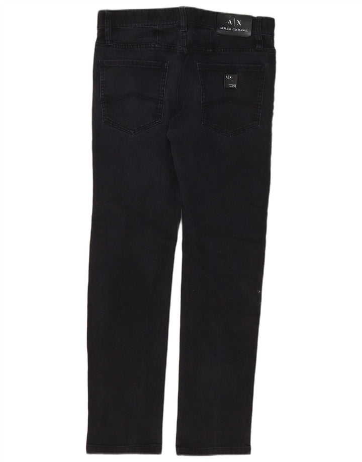 Armani Exchange Dame Slim Jeans W31 L29 Sort Bomuld