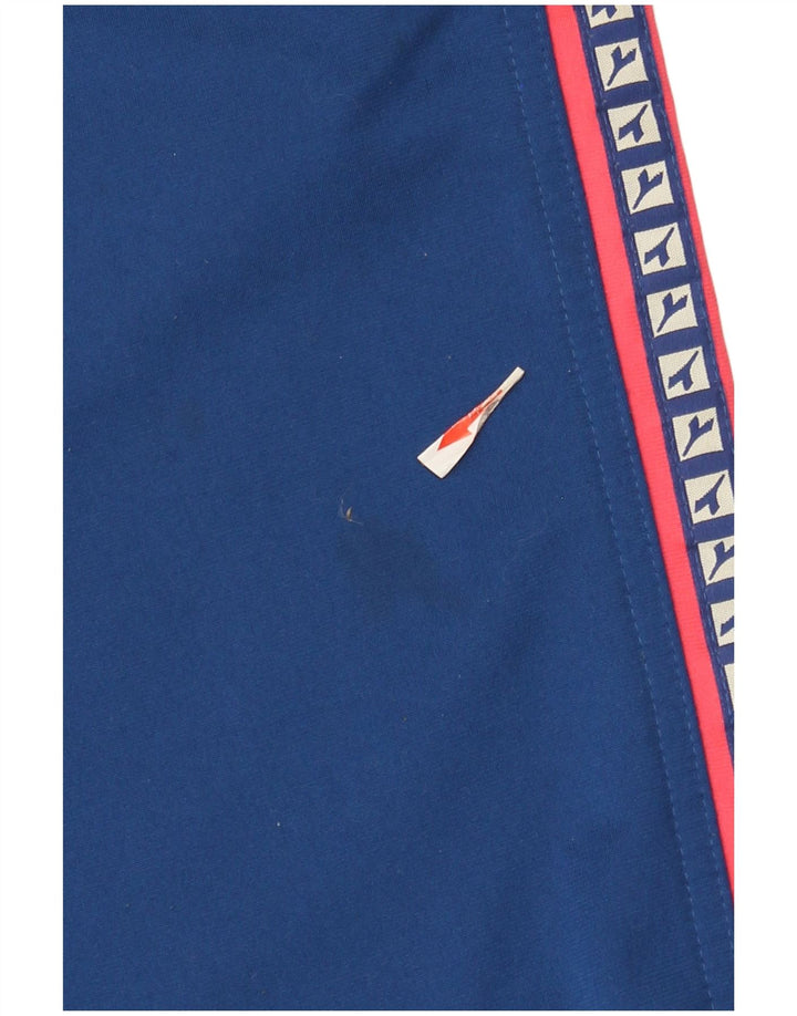 Diadora Herre grafisk træningsdragt Bukser UK 42 Large Blue Polyester