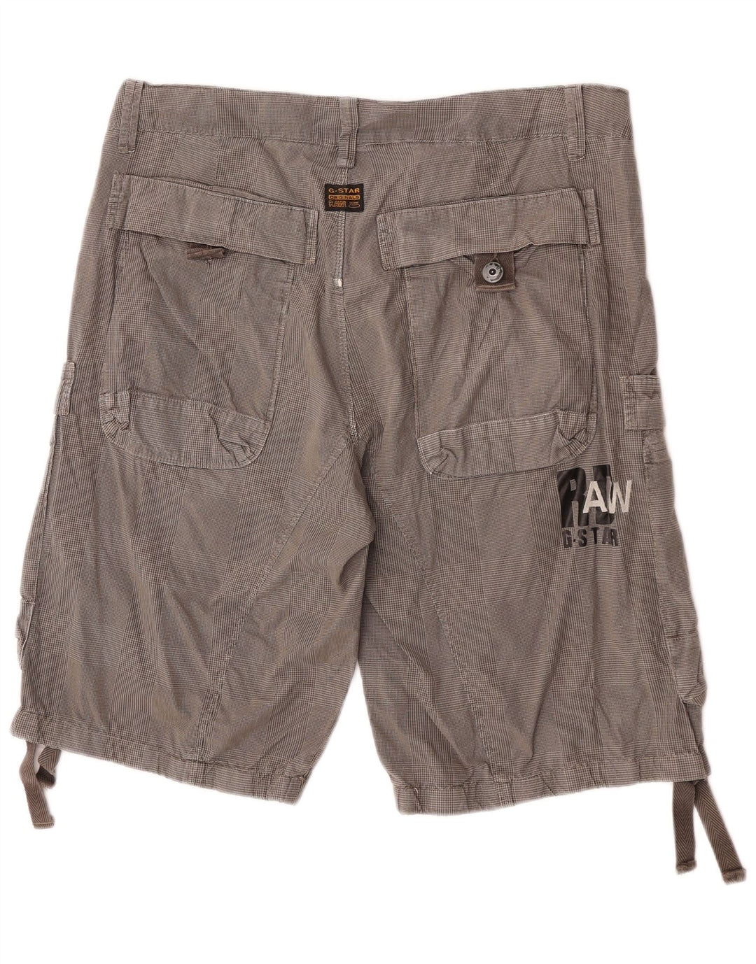 G-Star Herre Cargo Shorts W34 Large Grey Ternet Bomuld