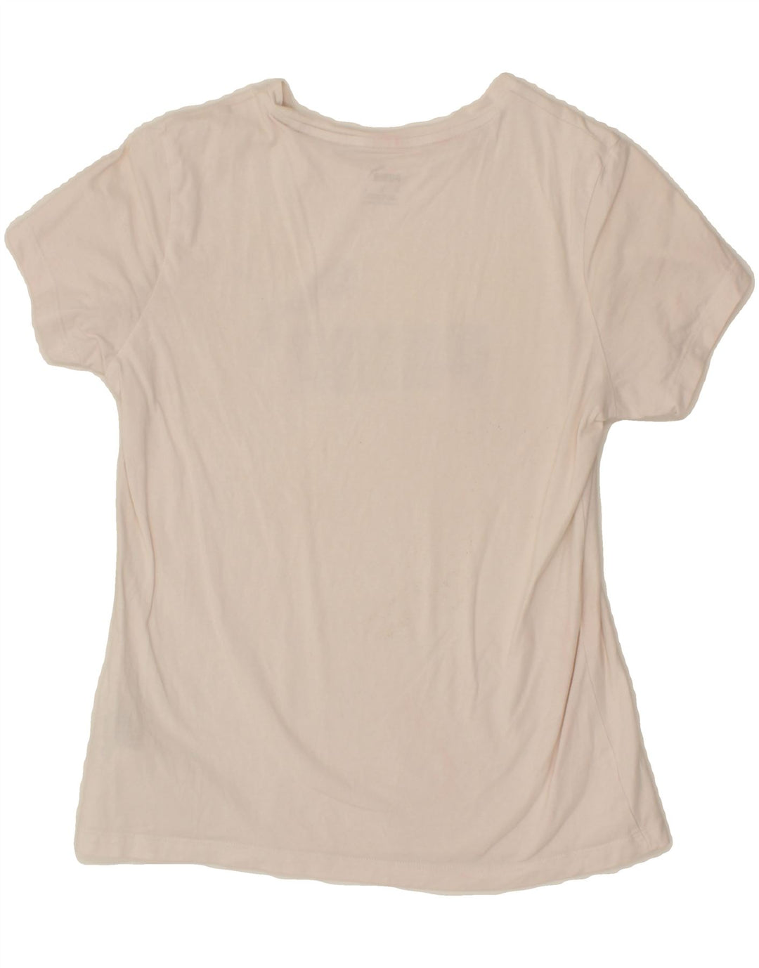 PUMA Womens Graphic T-Shirt Top UK 12 Medium Off White Cotton Vintage Puma and Second-Hand Puma from Messina Hembry 