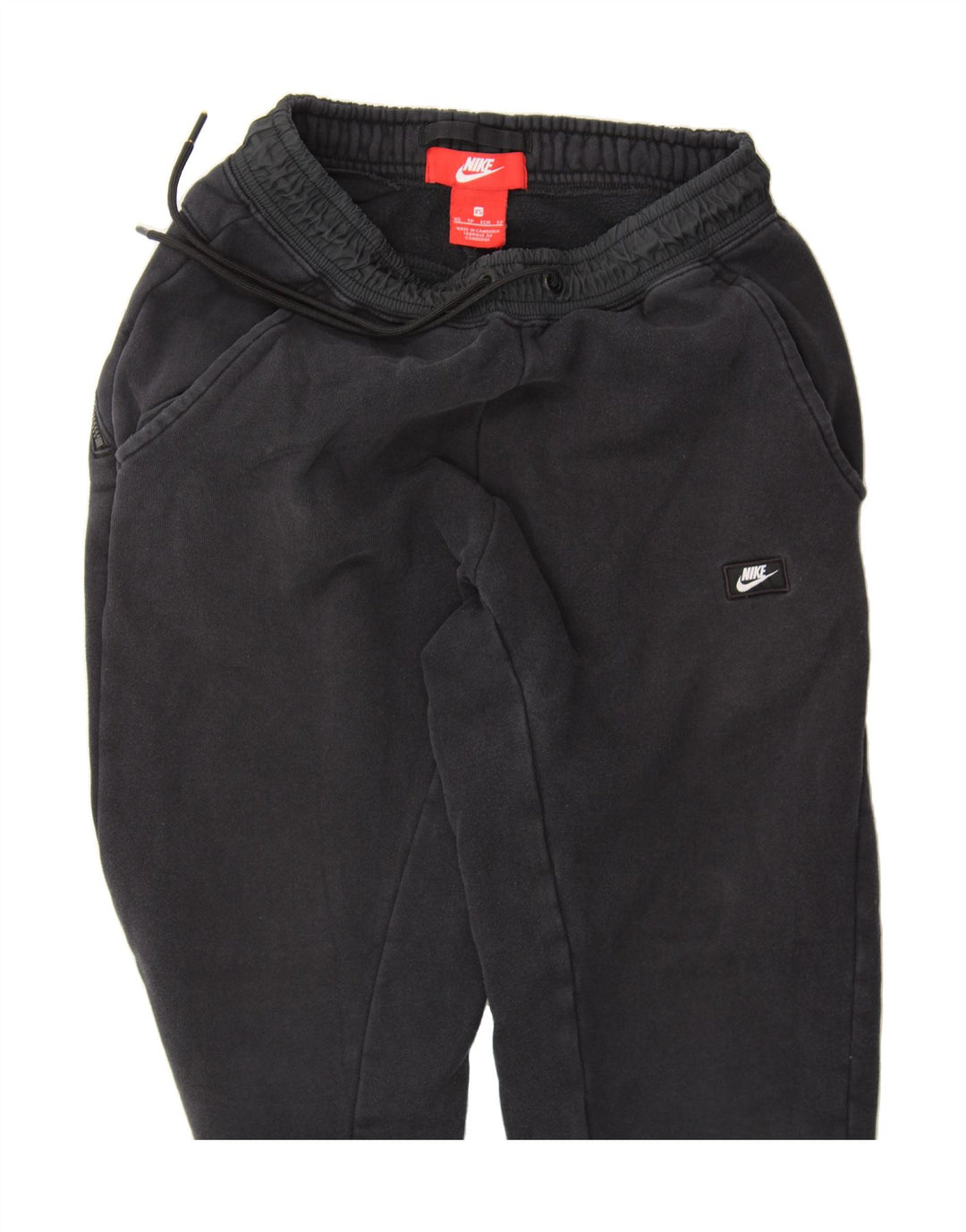 NIKE Mens Tracksuit Trousers Joggers XS  Black Cotton Vintage Nike and Second-Hand Nike from Messina Hembry 