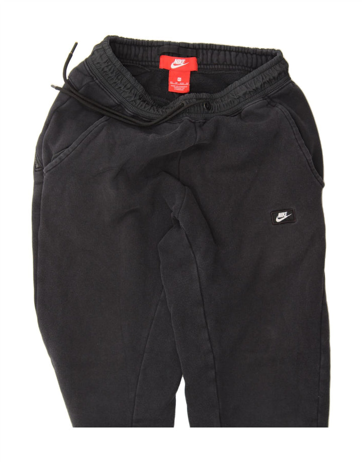 NIKE Mens Tracksuit Trousers Joggers XS  Black Cotton Vintage Nike and Second-Hand Nike from Messina Hembry 