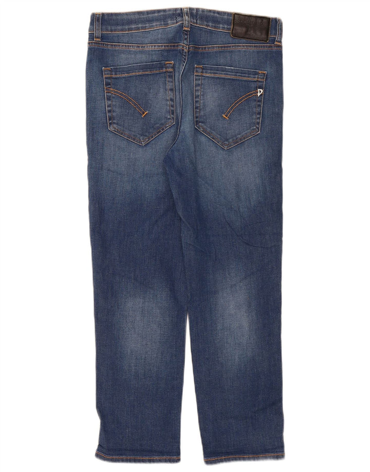 Dondup Dame Distressed Cropped Jeans W30 L25 Blå