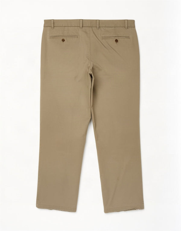 Marks & Spencer Herre Blue Harbor Lige Chinobukser W42 L29 Khaki