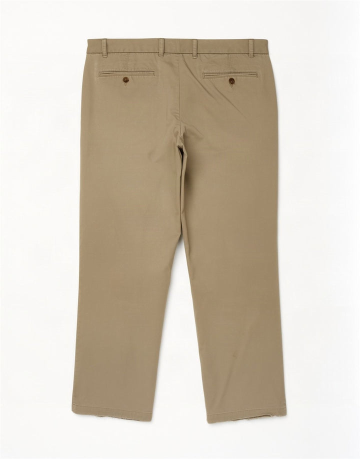 Marks & Spencer Herre Blue Harbor Lige Chinobukser W42 L29 Khaki