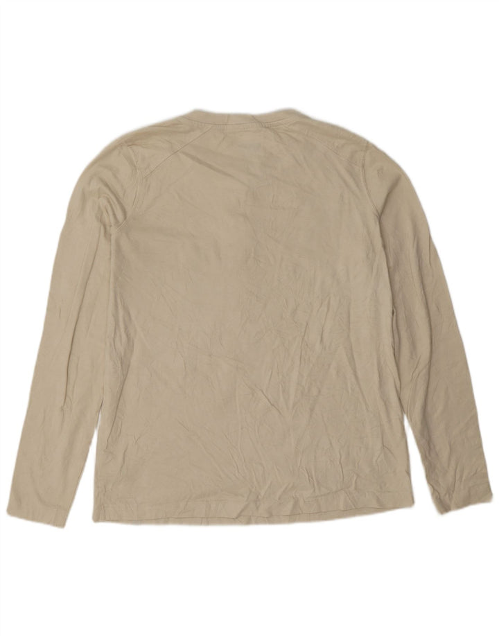 Dickies Dame Top Langærmet UK 10 Small Beige Bomuld