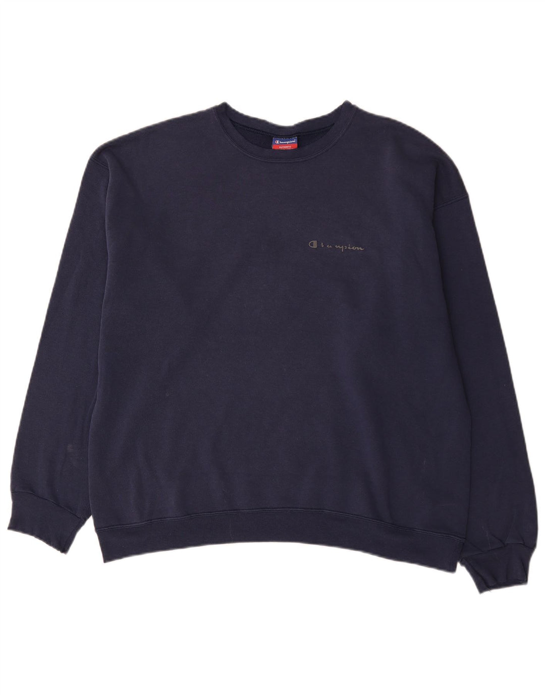 Champion Herre Sweatshirt Jumper XL Marineblå Bomuld