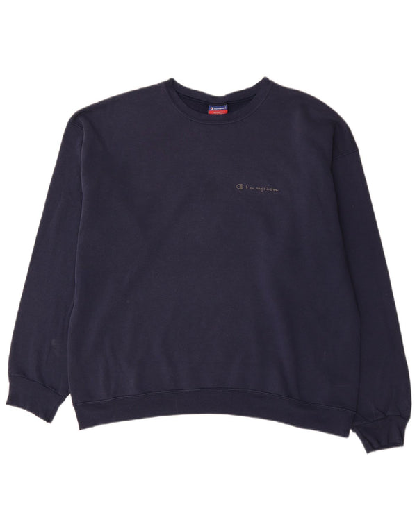 Champion Herre Sweatshirt Jumper XL Marineblå Bomuld
