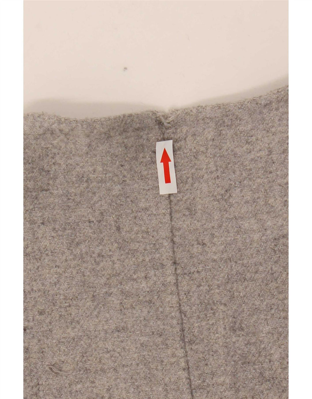 Zara Dame 3/4 ærmet Oversized Overfrakke UK 10 Small Grey Uld