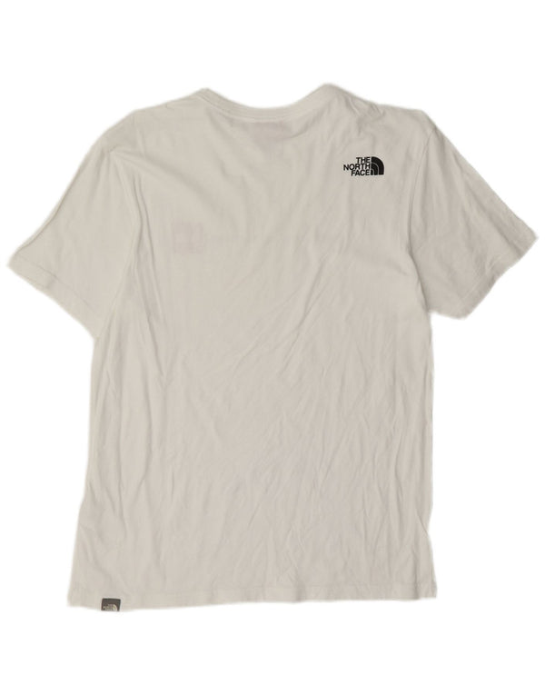 The North Face Mens Graphic T-Shirt Top Small White Cotton