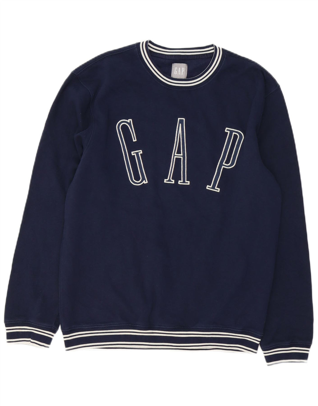 Gap Herre grafisk sweatshirt jumper lille marineblå bomuld