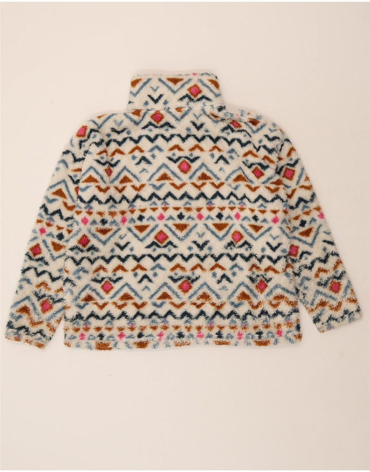 EDDIE BAUER Womens Oversized Fleece Jumper UK 18 XL Multicoloured Vintage Eddie Bauer and Second-Hand Eddie Bauer from Messina Hembry 