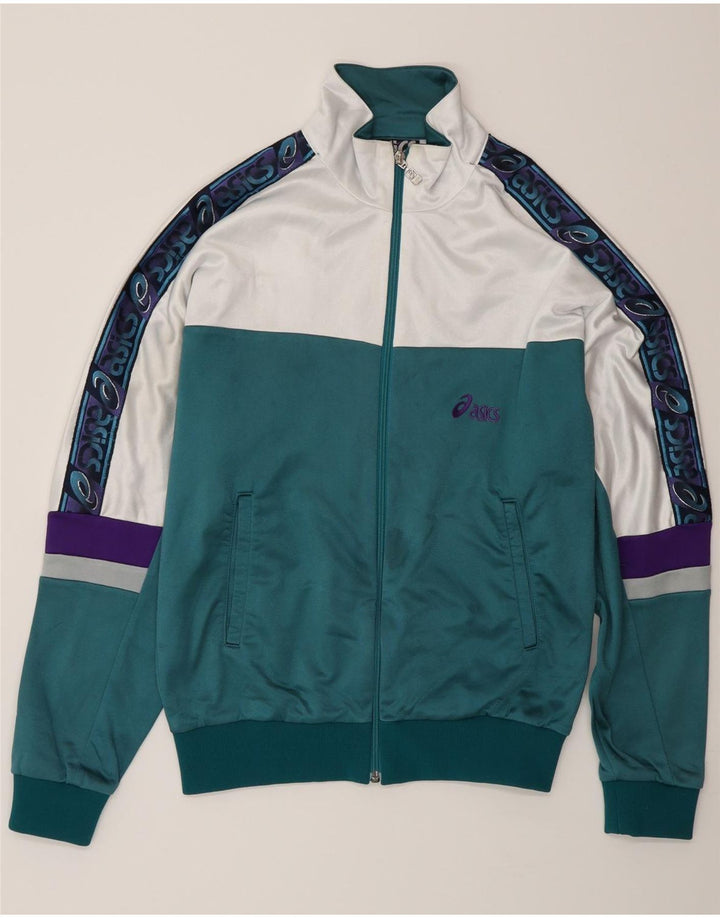 Asics Herre grafisk træningsdragt Topjakke IT 48 Medium Grøn Colourblock