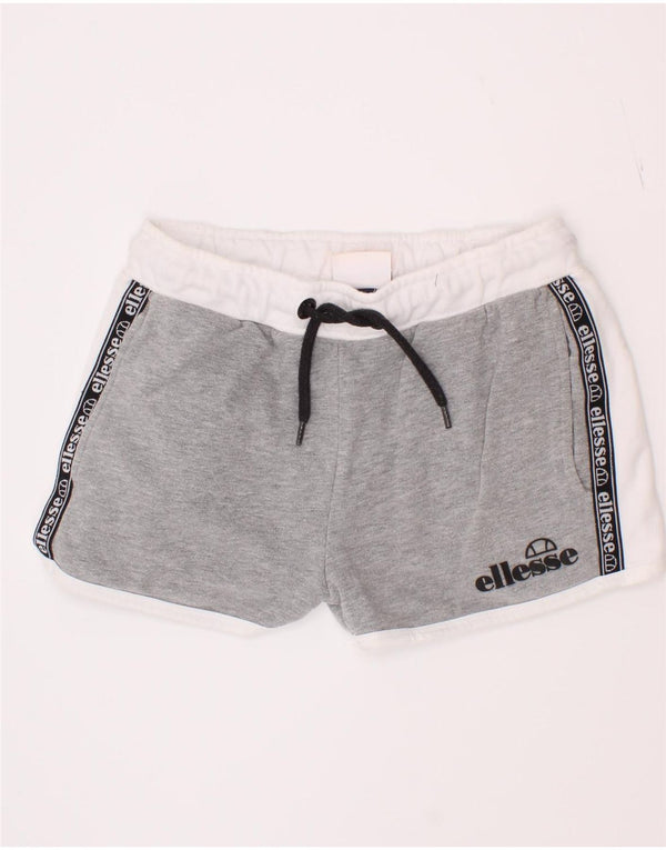 Ellesse piger grafiske sportsshorts 8-9 år Grå Colourblock Bomuld