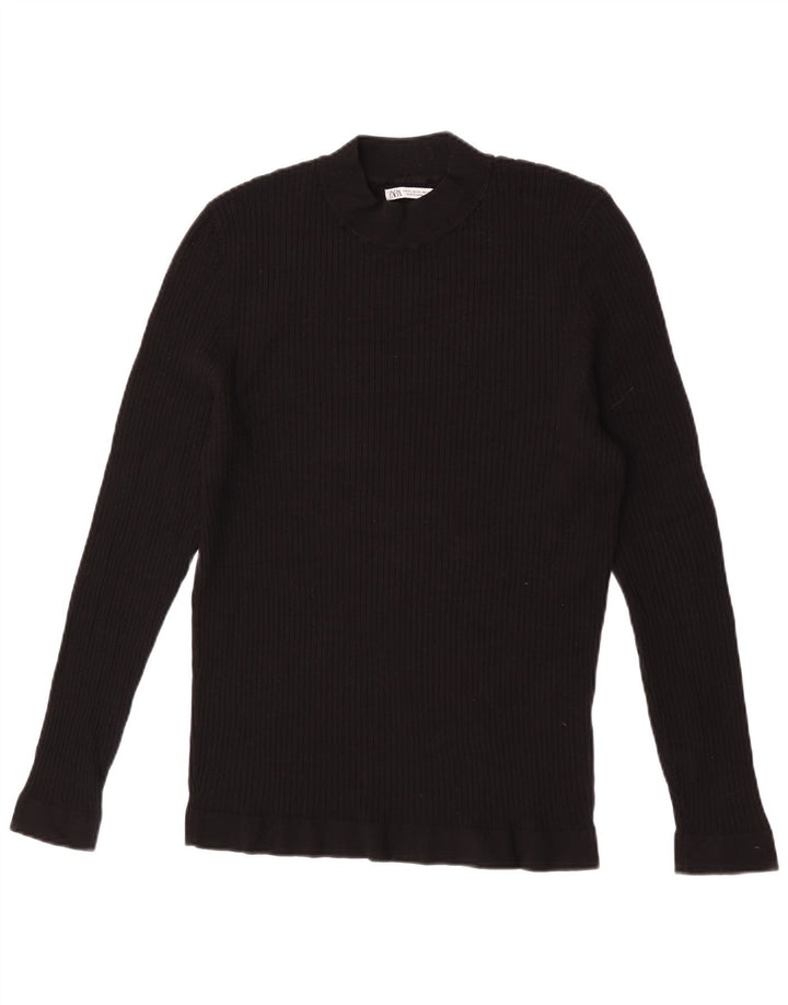 Zara Dametop Langærmet UK 18 XL Sort