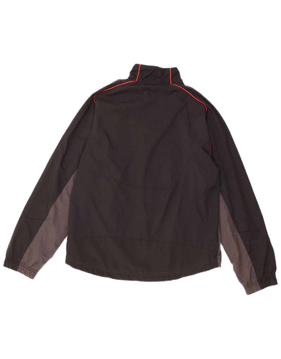 Nike træningsdragt til mænd, topjakke UK 35/37 Small Grey Colourblock Polyester