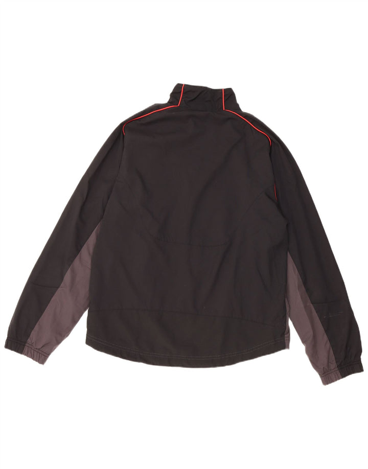 Nike træningsdragt til mænd, topjakke UK 35/37 Small Grey Colourblock Polyester