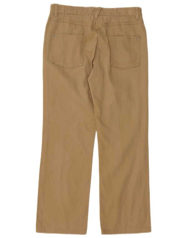 Timberland Lige fritidsbukser til kvinder US 6 Medium W28 L29 Beige Bomuld