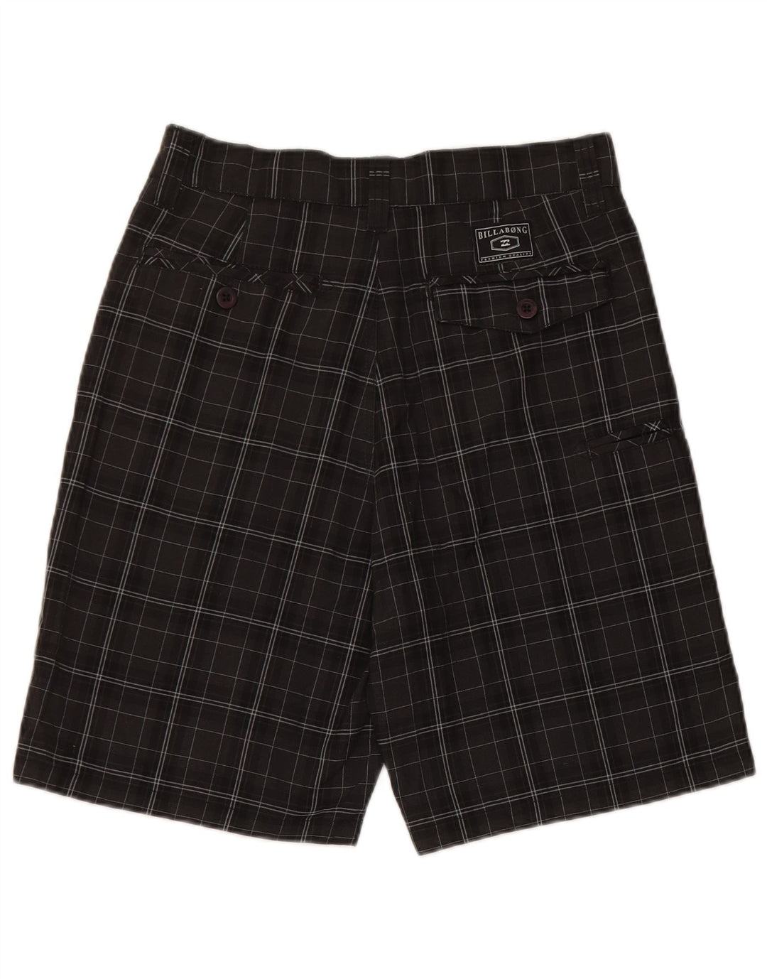 Billabong Chino Shorts til mænd W28 Small Black Check
