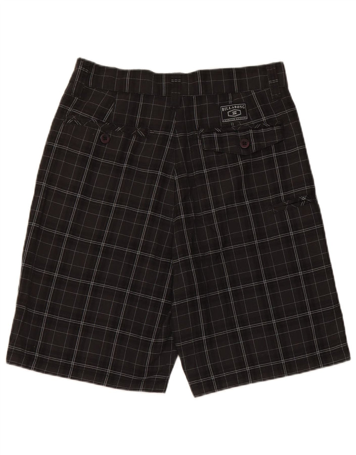 Billabong Chino Shorts til mænd W28 Small Black Check