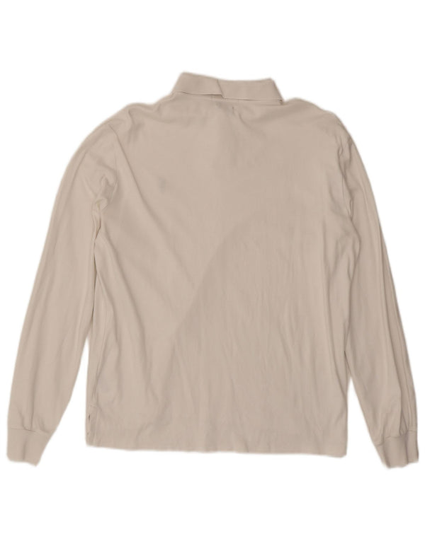 POLO RALPH LAUREN Herre Custom Slim Fit Langærmet Polo Shirt Medium White