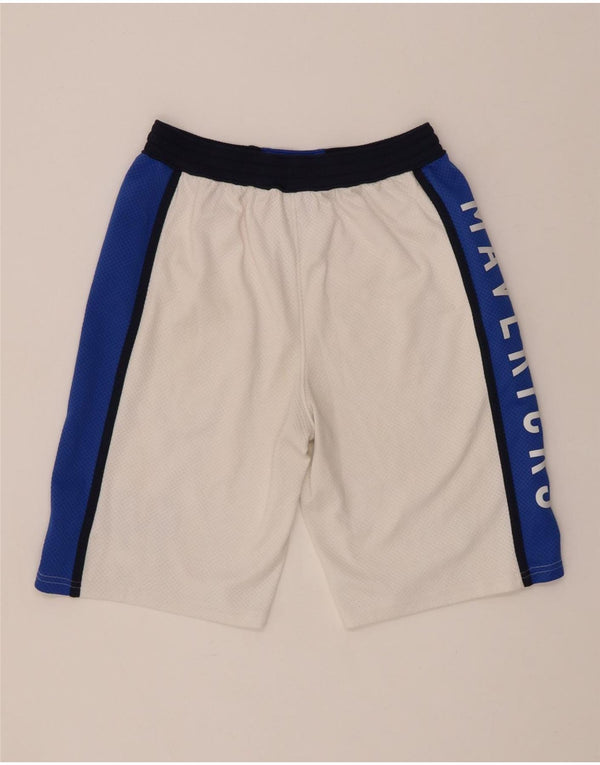 NBA Boys Dallas Mavericks sportsshorts 14-15 år Large White Colourblock