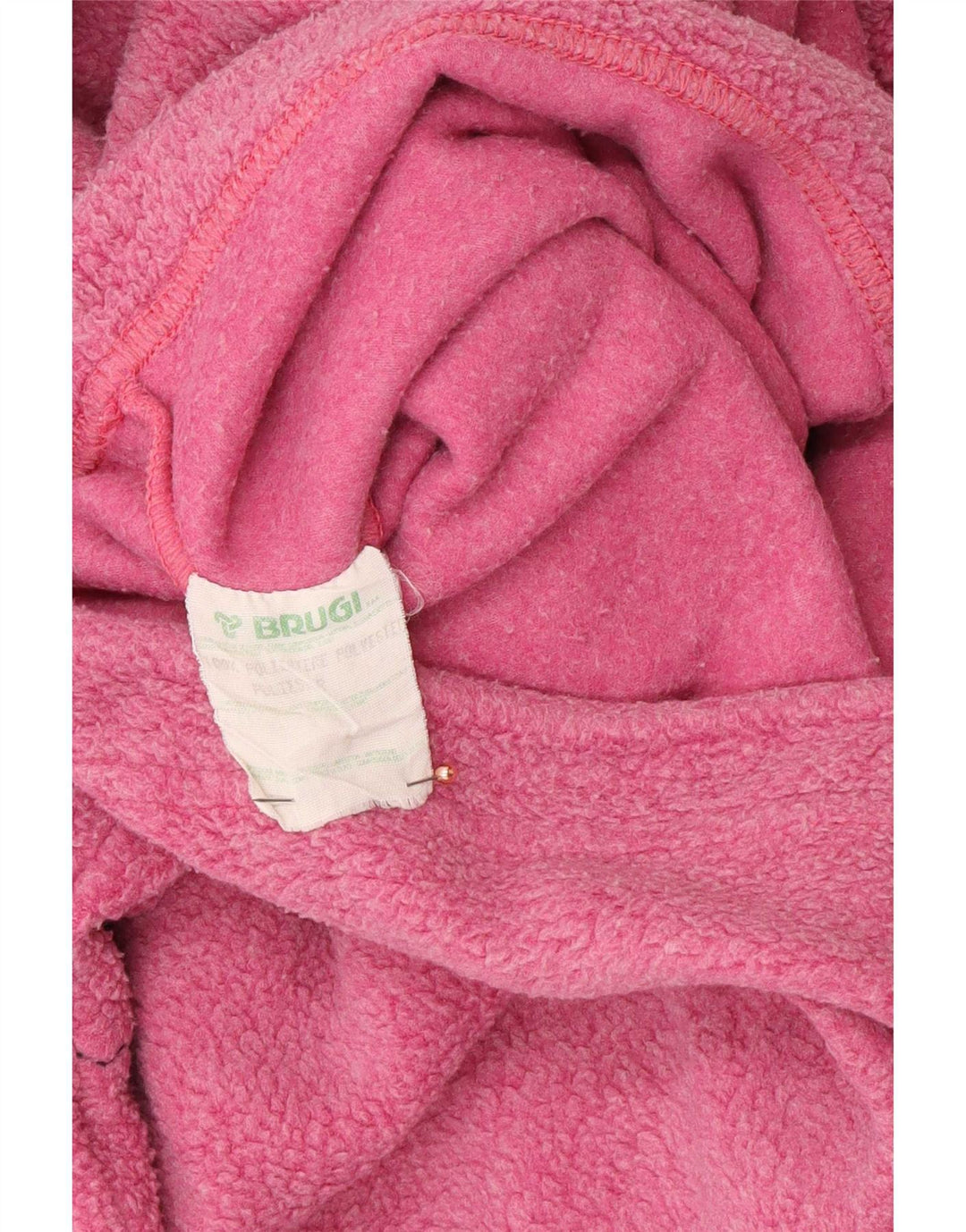 Brugi Herre grafisk lynlås hals Fleece Jumper Lille Pink Polyester