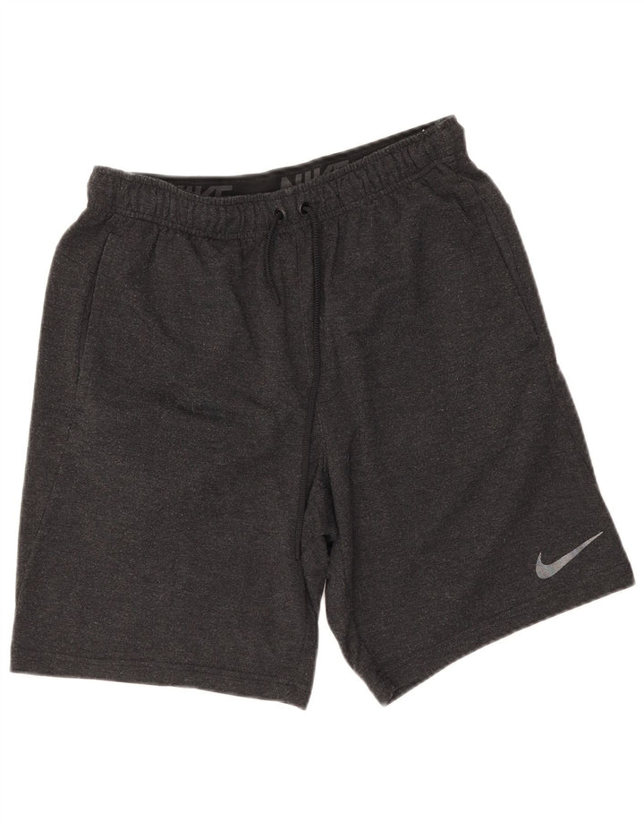 Nike sportsshorts til mænd, mellemgrå flækket viskose