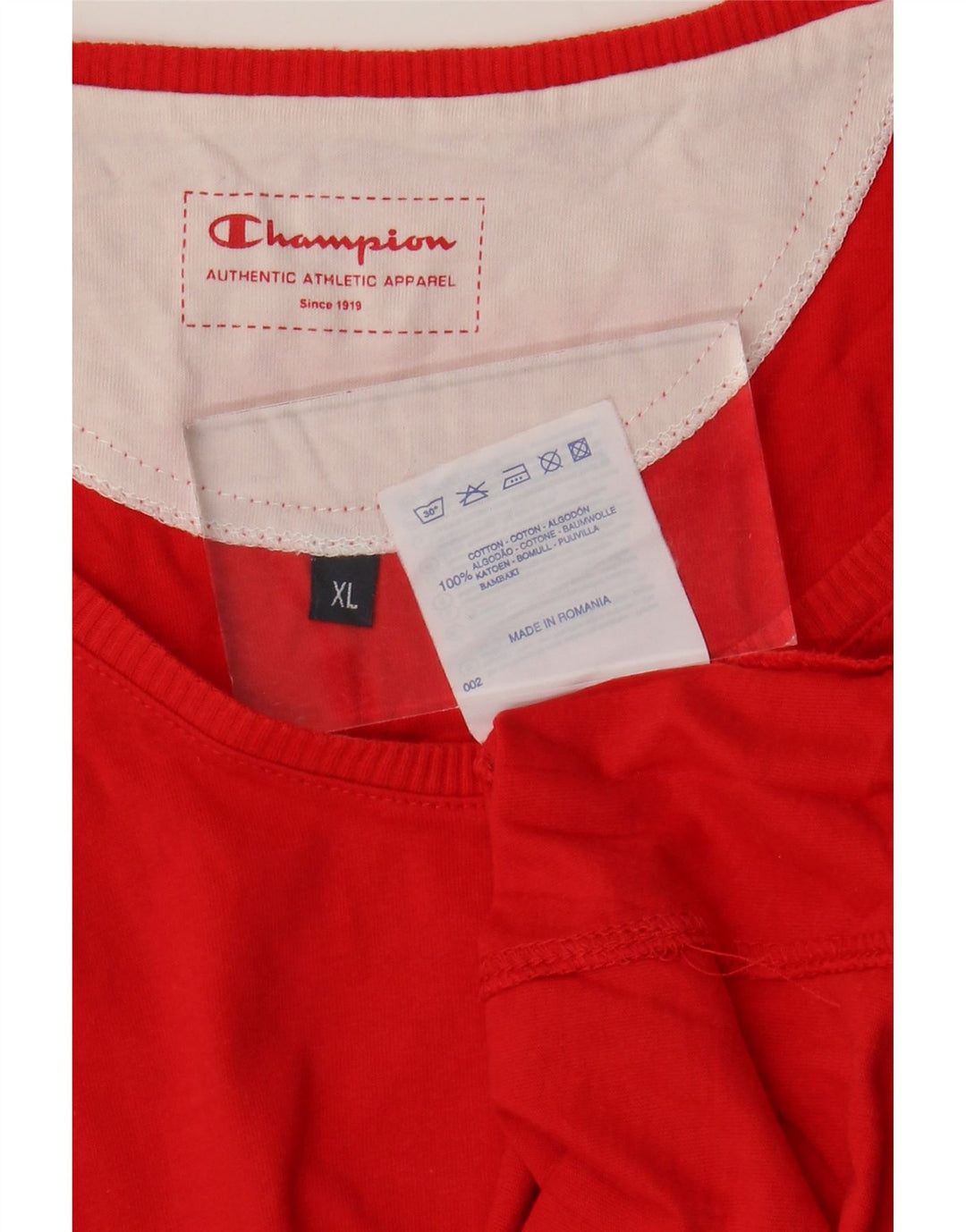 Champion Damevest Top UK 18 XL Rød Bomuld