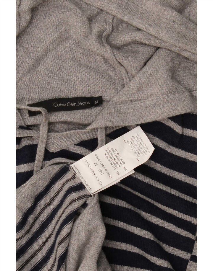 Calvin Klein Jeans Herre hættetrøje sweater Medium Grey Colourblock