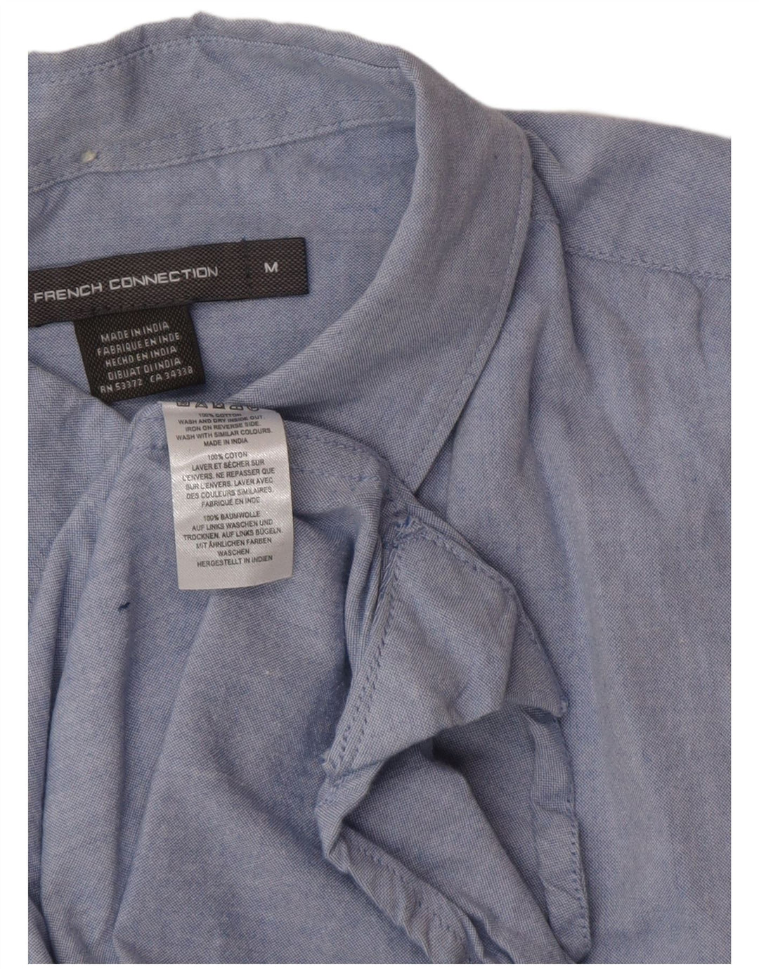 FRENCH CONNECTION Herreskjorte Medium Blue Bomuld