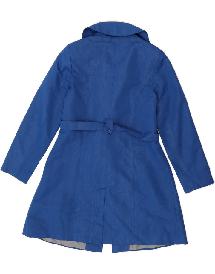 MOSSIMO Womens Trench Coat UK 16 Large Blue Polyester Vintage Mossimo and Second-Hand Mossimo from Messina Hembry 