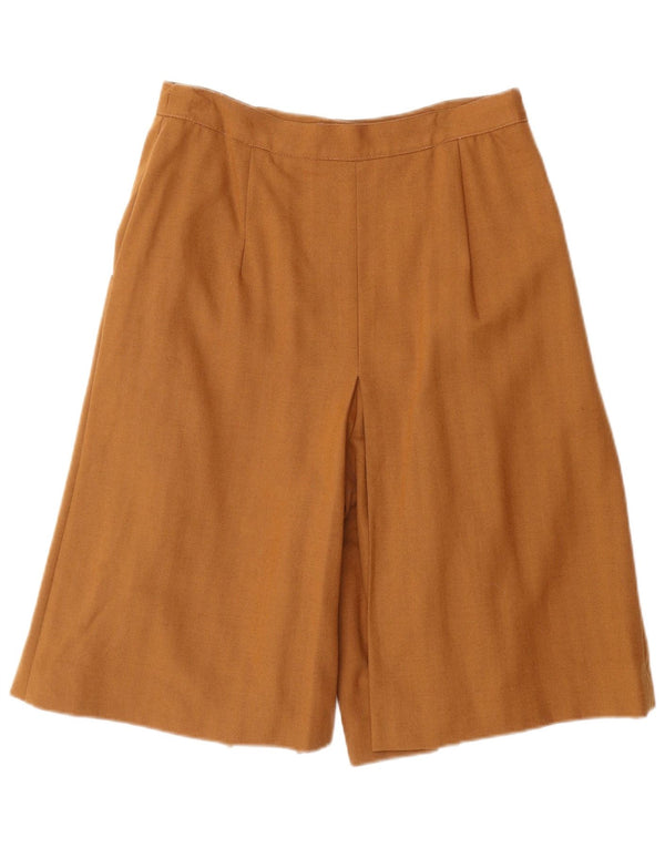 Vintage kvinders højtaljede fastlåste fritidsshorts IT 44 Medium W28 Brun
