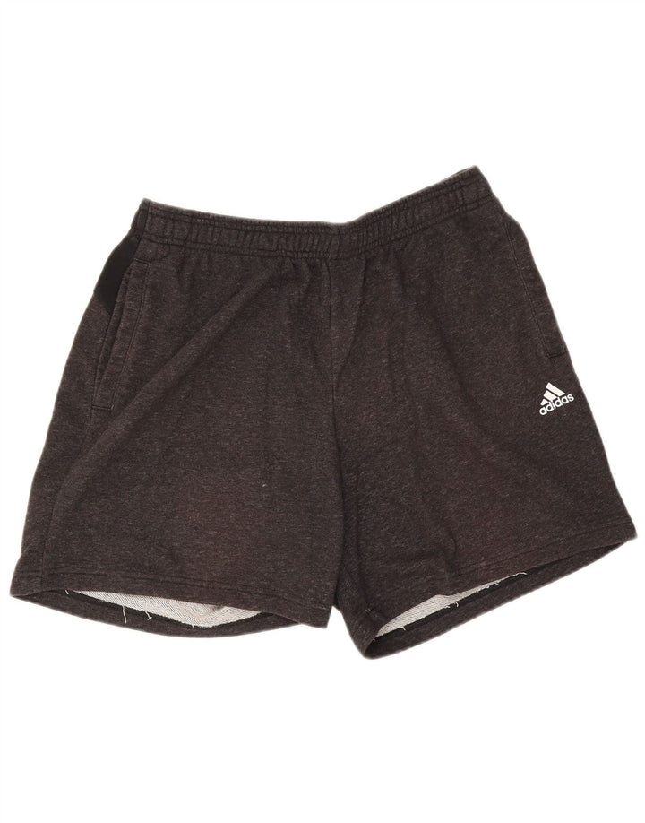 Adidas Sportsshorts til mænd, store grå bomuld