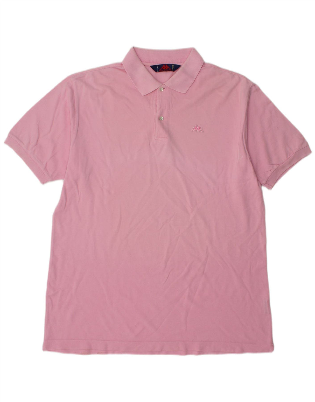 Kappa herre poloskjorte stor pink bomuld